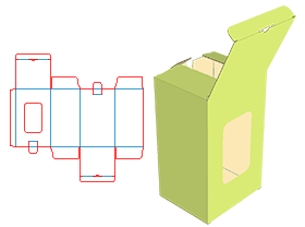 Pair of intubated boxes
