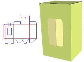 Lock bottom tube box