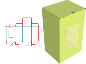 Lock bottom tube box