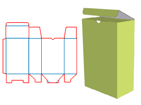 Lock Bottom Tube Type box