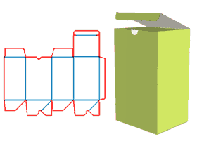 Lock bottom tube box
