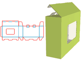 Lock bottom tube box