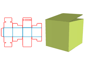 Blind box packaging structure