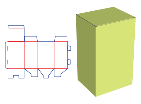 Lock Bottom Tube Type box