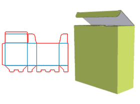 Lock bottom tube box