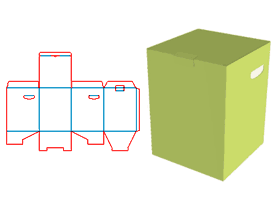 Lock bottom tube box