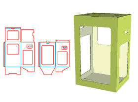 Lock bottom tube box