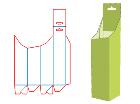 Tubular opening structure design box type
