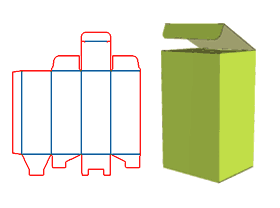 Lock bottom tube box