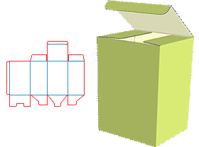 Lock Bottom Tube Type box