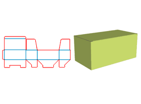 Lock Bottom Tube Type box