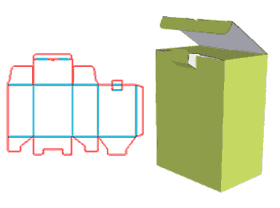 Lock bottom tube box