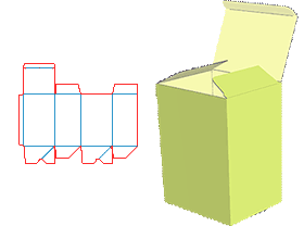 Lock bottom tube box