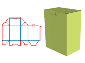 Lock bottom tube box