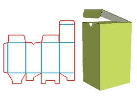 Lock Bottom Tube Type box