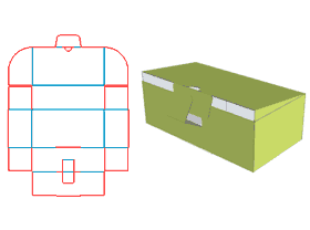 express packaging design|self-lock tray
