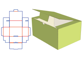 Lock Clamshell Box