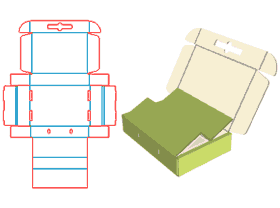 Inner-lined Clamshell box