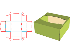 Double-sided flip box