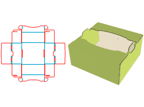 Double-sided flip box
