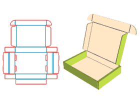 Aircraft box flip lid box