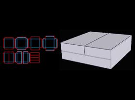 Double-door flip-top gift box