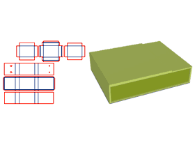Double-door flip-top gift box
