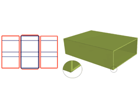 Flip-on manual box