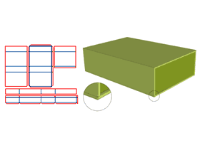 Box shell gray board V-groove, Inner box edging, paper-covered edging,V slot gift box, man