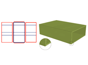 Flip-on manual box