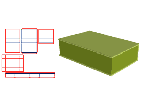 Flip hand box