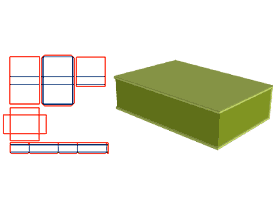 Flip hand box