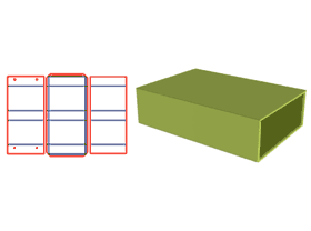 Flip-on manual box