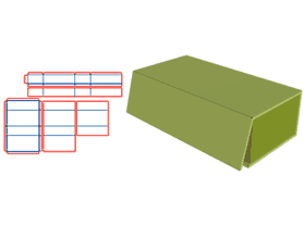 Book-style flip-top boutique box