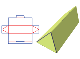 Triangular box