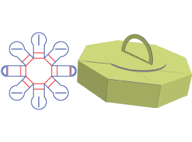Portable Eight-edge box