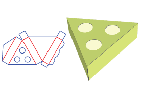 Triangular box