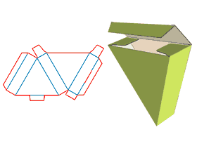Triangular box