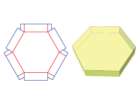 Hexagon Display Box