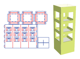 Column type display stand