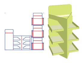 Triangular display Frame