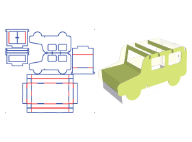 Car type display stand