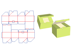 Hook Bottom Tube Type box