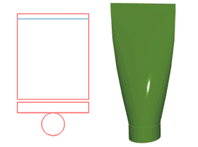 Plastic hose.
