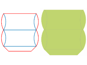 Pillow Box Packaging Design