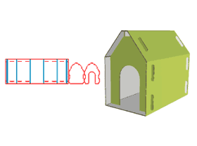 Hetero-shaped cartons