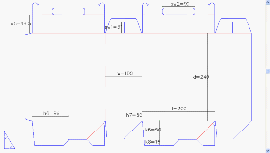 paper suitcase box template