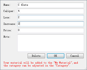 Materials Management - Add material