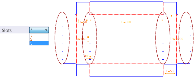 Drop down options - Locking slots